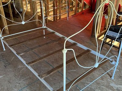 Antique iron bed frames