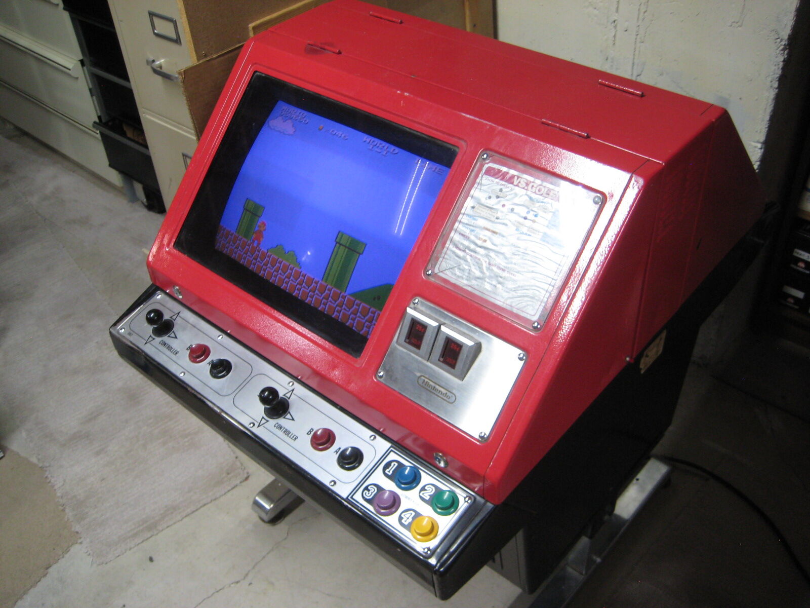 Nintendo Red Tent VS Arcade Machine