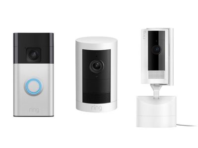 New Ring Whole-Home Camera Kit: Video Doorbell, Outdoor Cam Plus, Pan-Tilt Indoor Cam