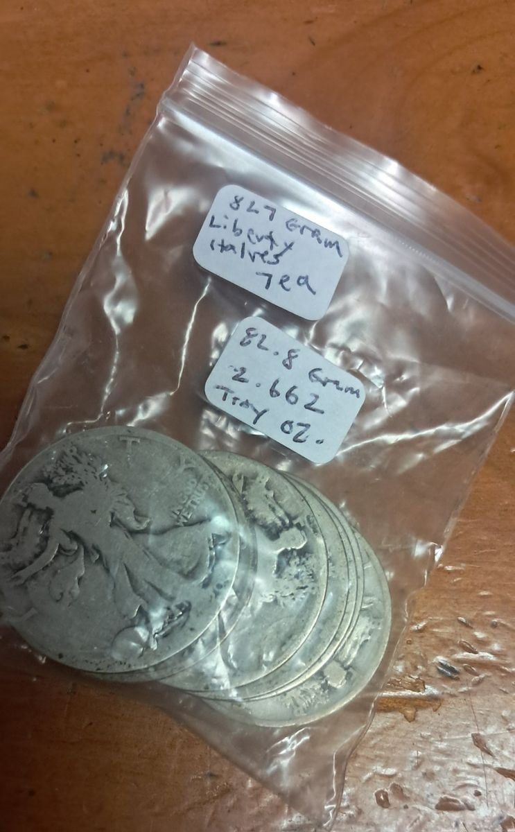 Walking Liberty Silver Half Dollars 