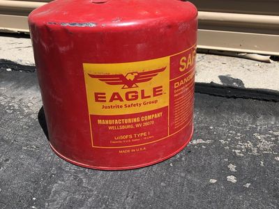 Eagle Manufacturing Type I Safety Can - 5 Gallon Red Gas Can (UI50FS)