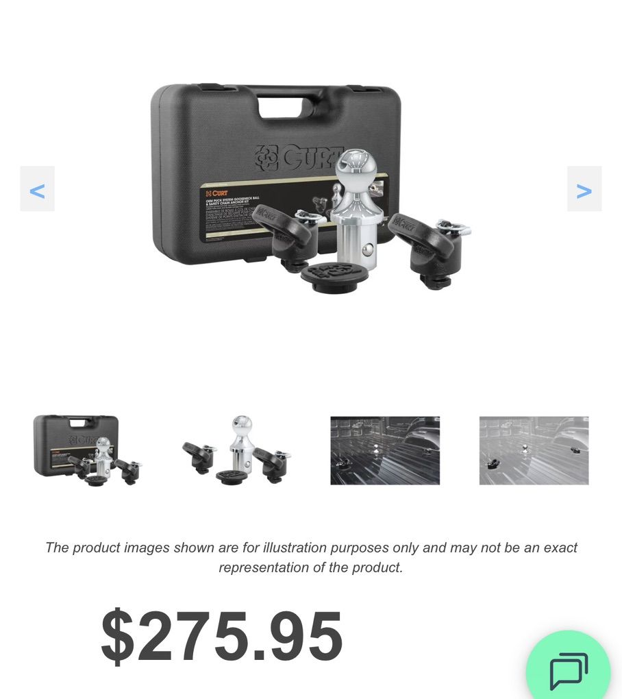 Curt gooseneck Ball for Ram