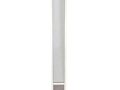 PetSafe 1-Piece Sliding Glass Pet Door for Dogs & Cats - Adjustable Height 91 7/16" to 96" - Medium, White, No-Cut DIY Install,
