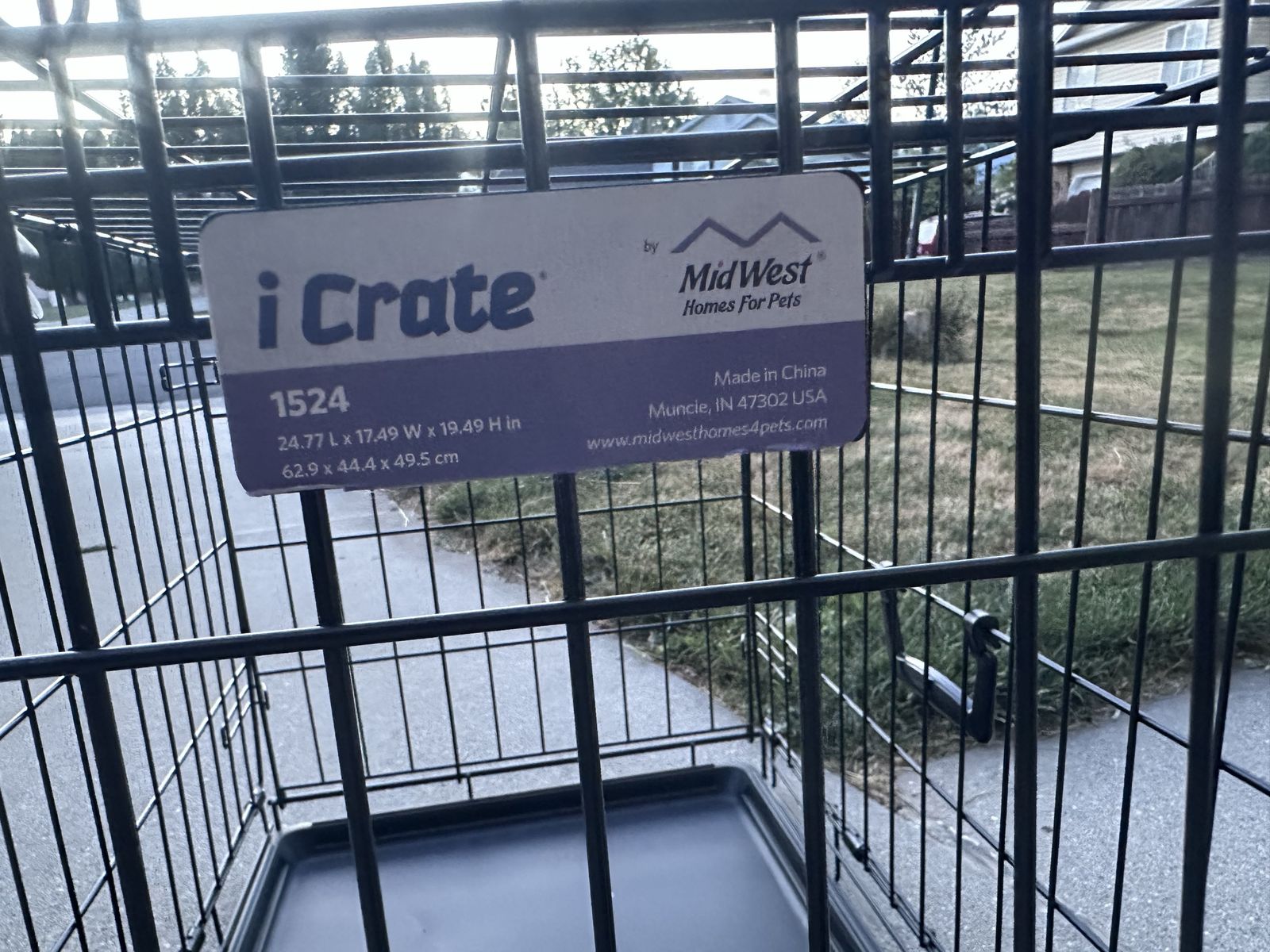 MidWest iCrate Single Door dog kennel