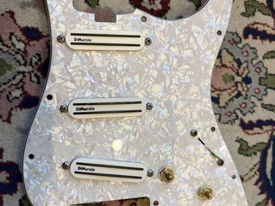 Loaded Pickguard Hum Canceling HSS