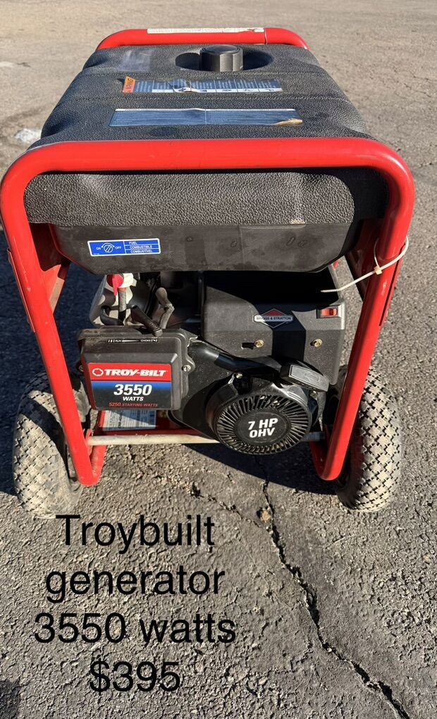 Troybuilt 3550 Generator