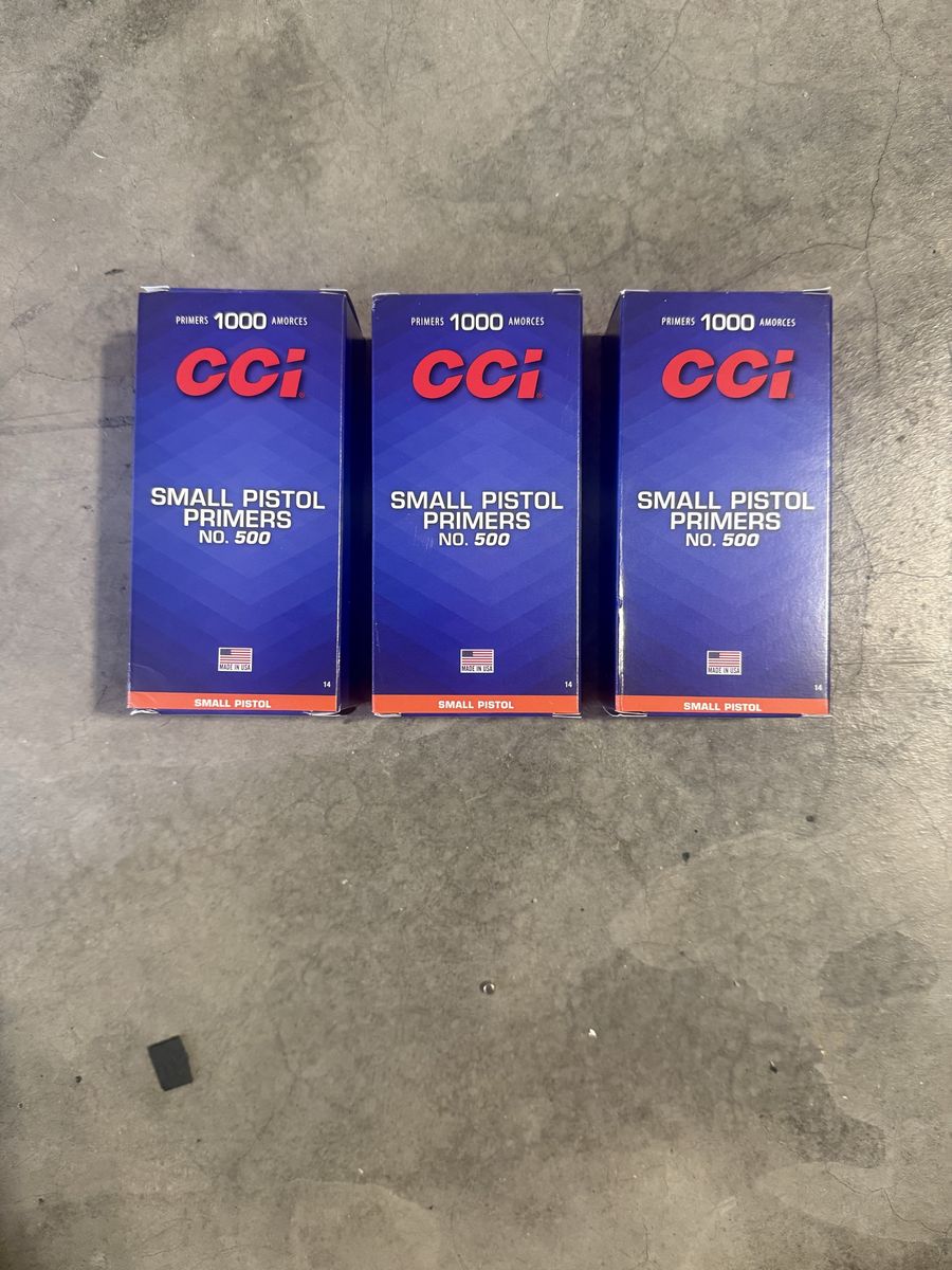 CCI Small Pistol Primers 1000ct