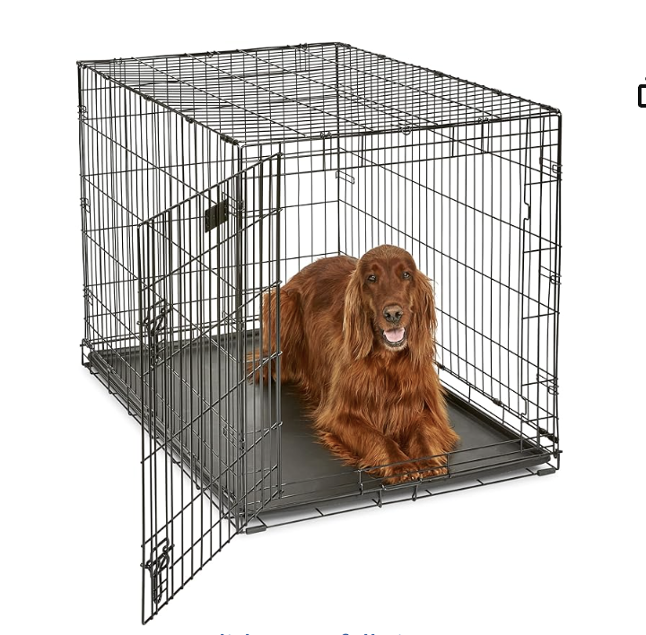 New in box. 42 Inch Crate for Large Breeds - 71-90lbs