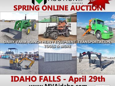 Magic Valley Auction - Idaho Falls - April 29th Online Auction