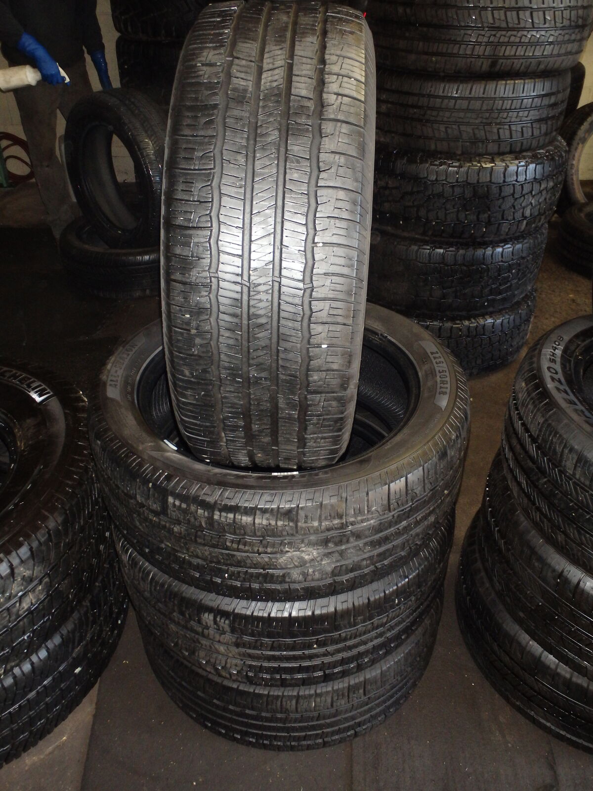 225/50R18 GOODYEAR RELIANT A/S SET OF USED TIRES