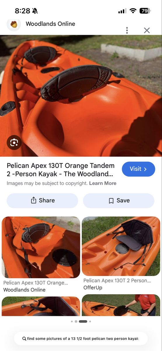 Pelican 2 person kayak