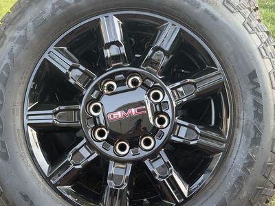 Brand new 2026 GMC sierra HD 3500 wheel and tires