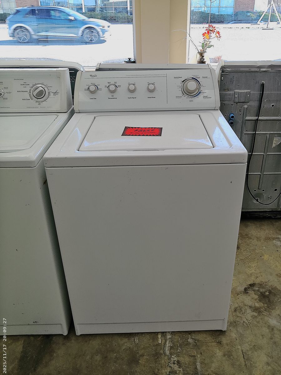 Whirlpool Super Capacity Top Load Washer~90 Day Guarantee