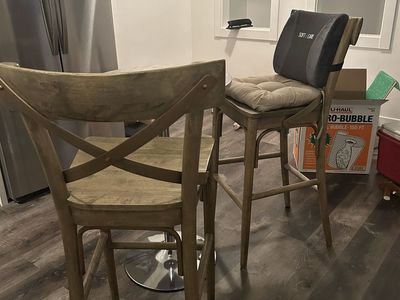High top table and chairs