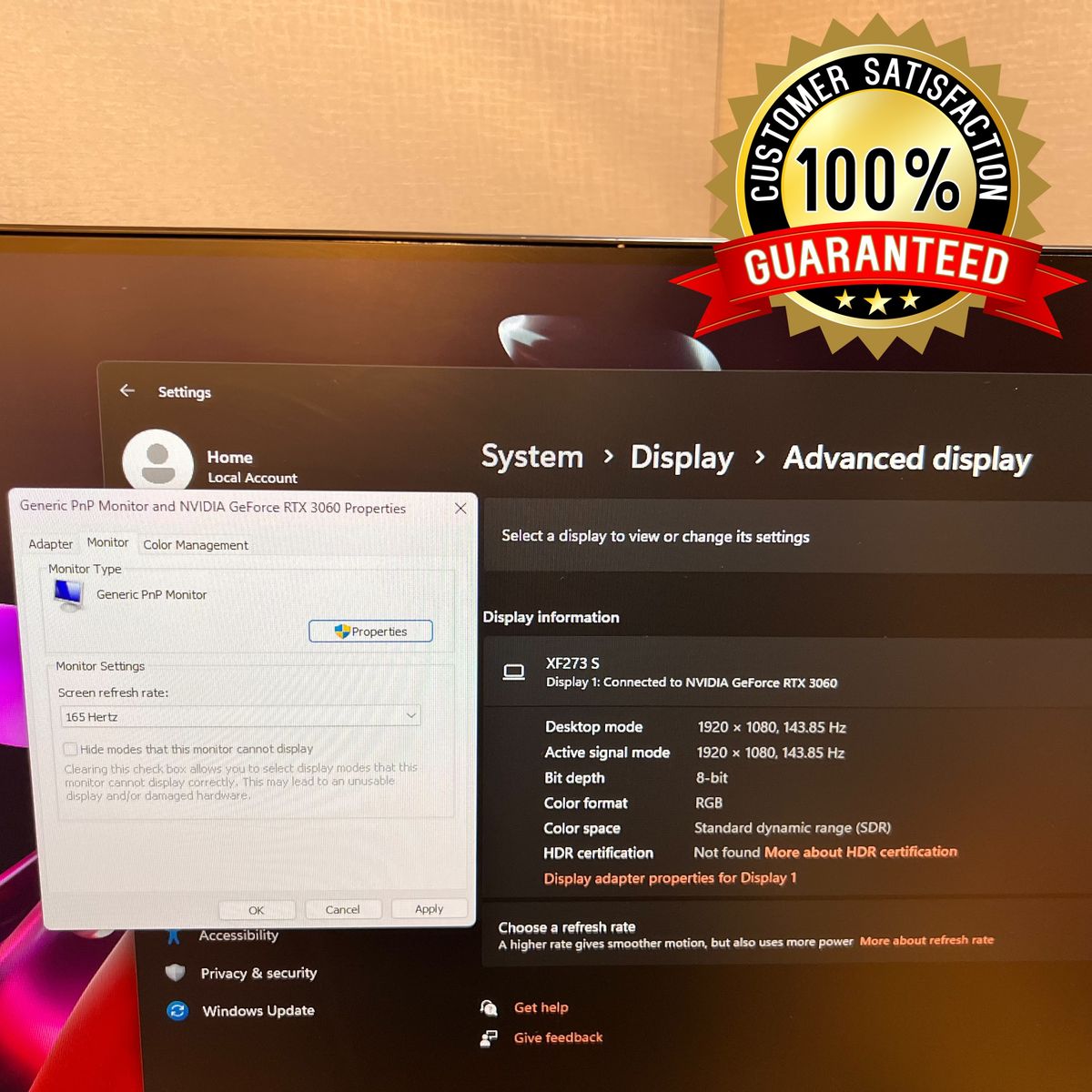 Acer - Nitro XF273 27-inch, Full HD Monitor (HDMI) Sbmiiprx