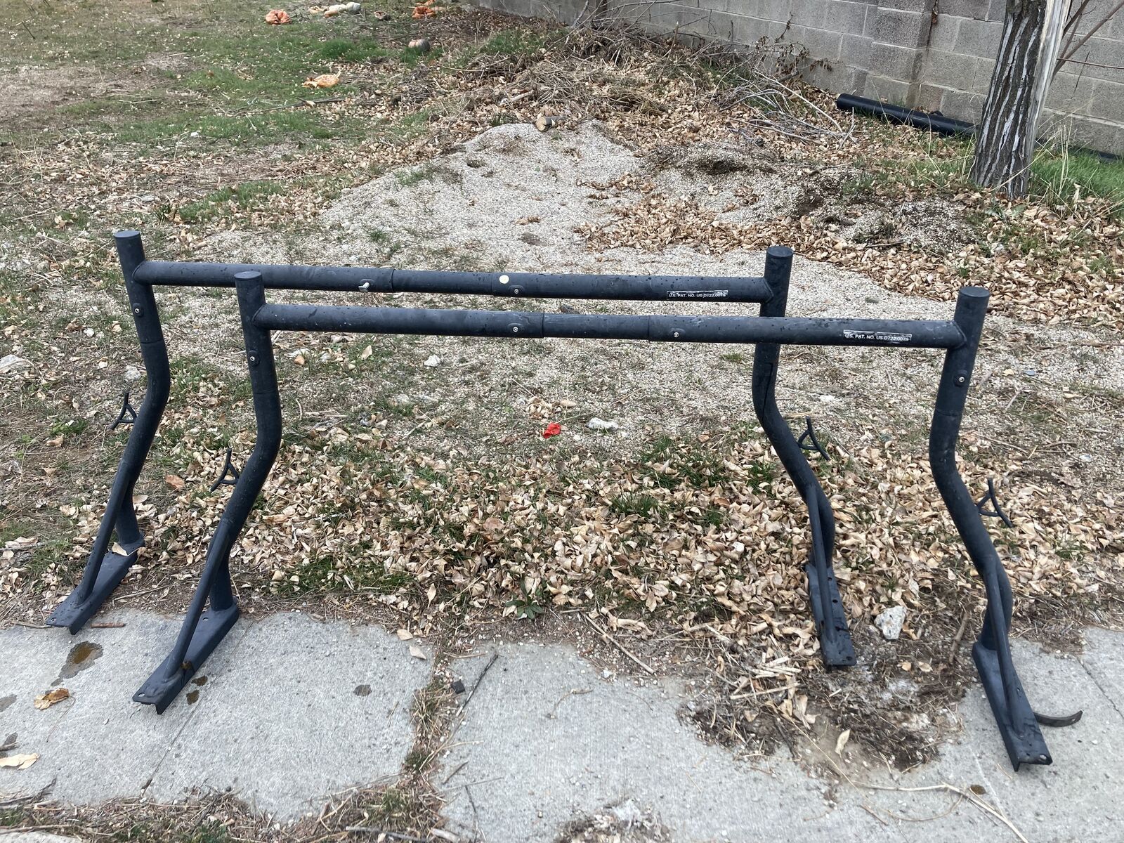 Adjustable ladder rack for truck