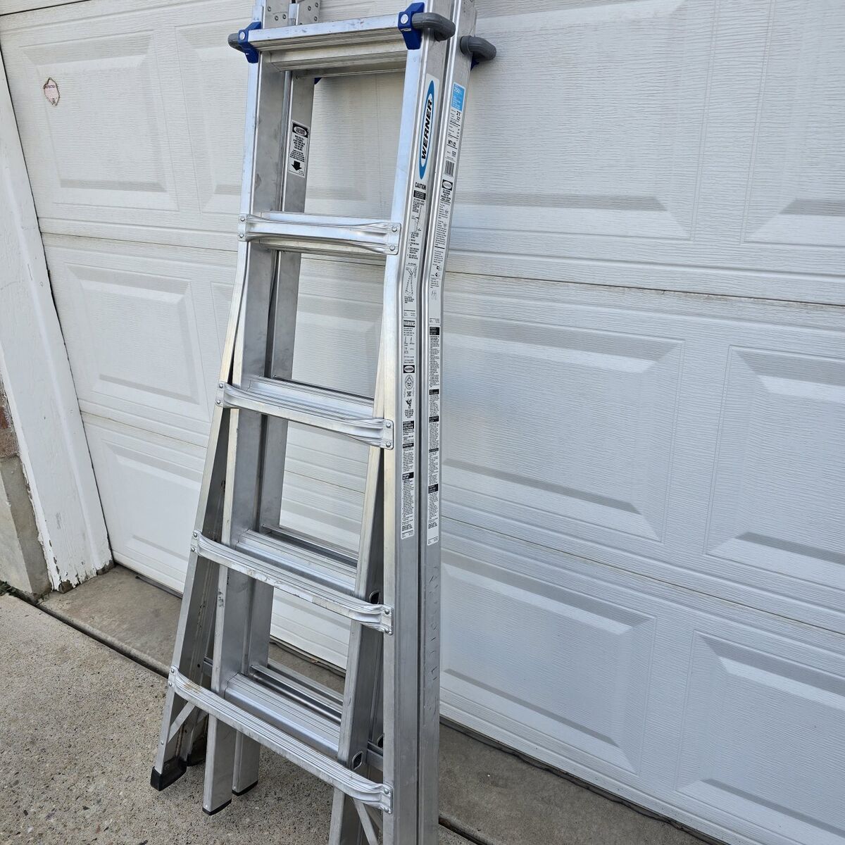 Werner 21' Folding Extension Ladder