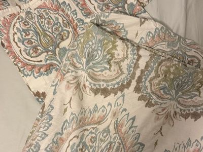 Pottery Barn king duvet and shams