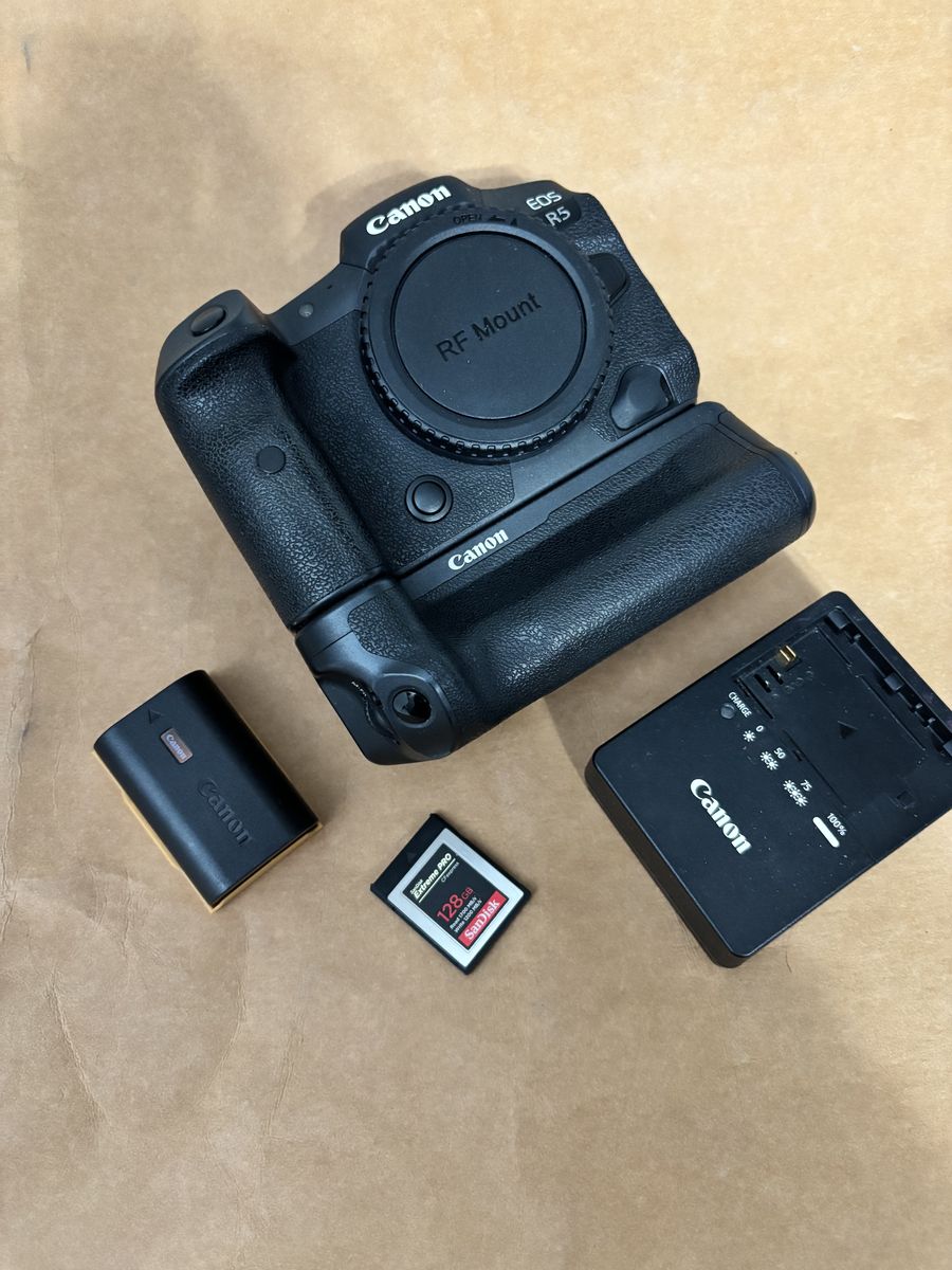 Canon R5 plus BG-R10 Grip + Accessories