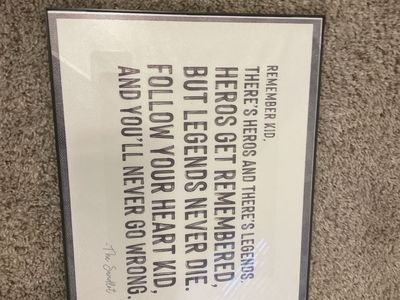 Framed 'The Sandlot' Movie Quote Wall Art Print