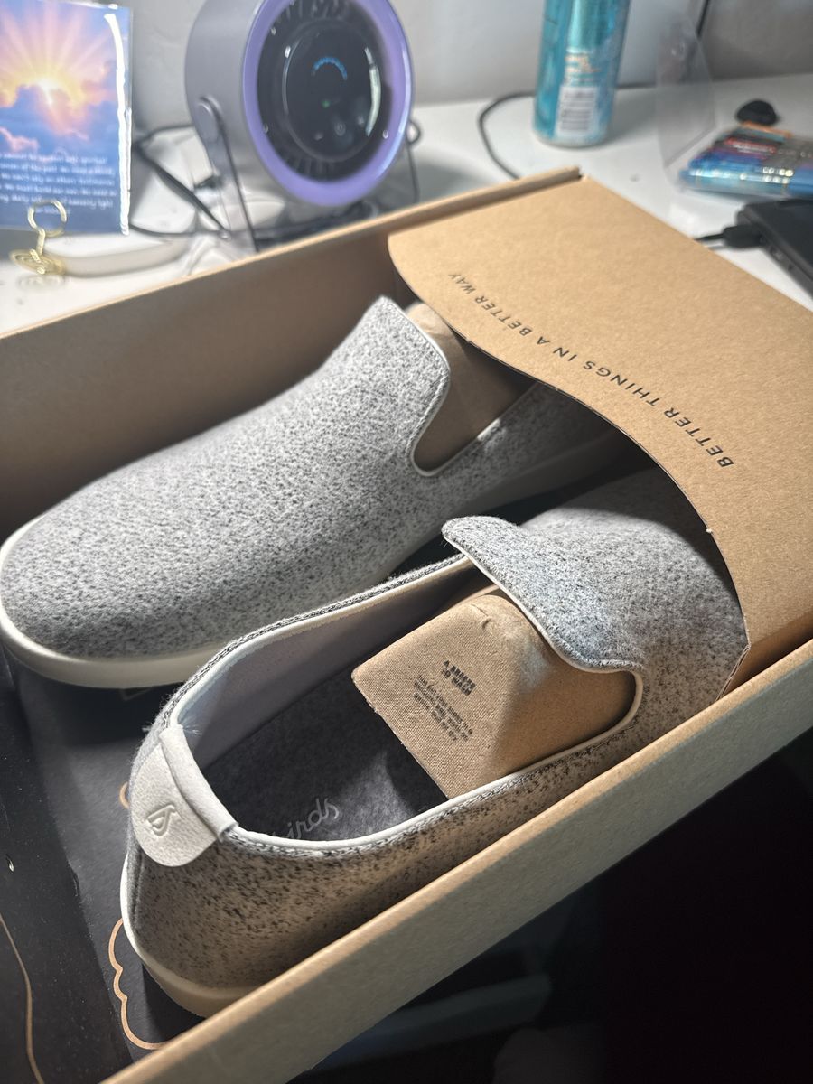 Brand New Allbirds Wool Loungers Dapple Grey Cream Men's Size 14 New in Box