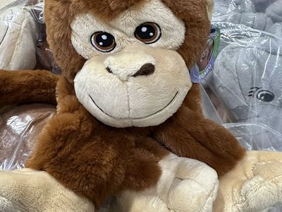 15x Teddy Mountain Stuffed Animal Plush Lot - Monkey, Elephant, Alligator