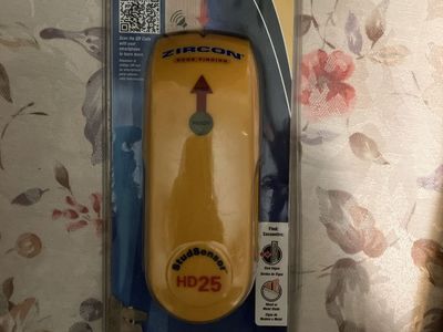 Zircon StudSensor HD25 Stud Finder - Edge Finding Tool with Comfortable Pinch Grip