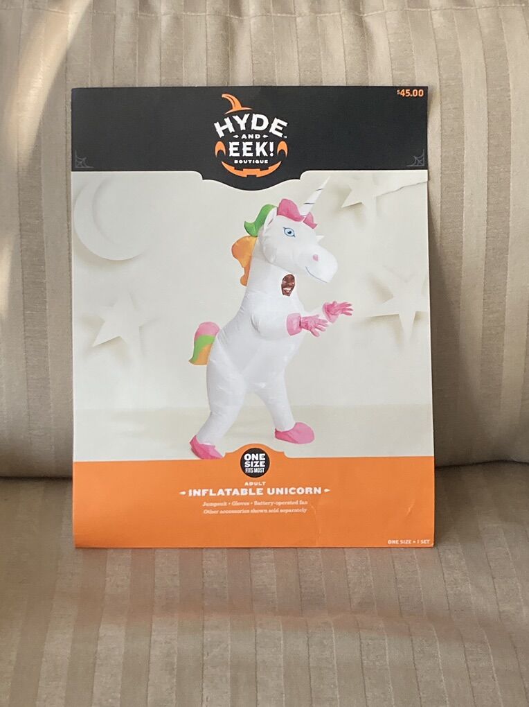 Inflatable Unicorn Costume Adult/Teen O/S