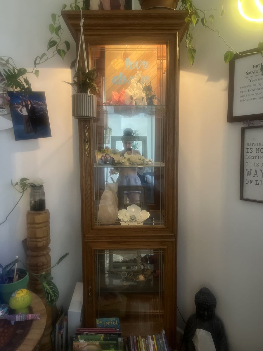 Light wood beautiful courier cabinet