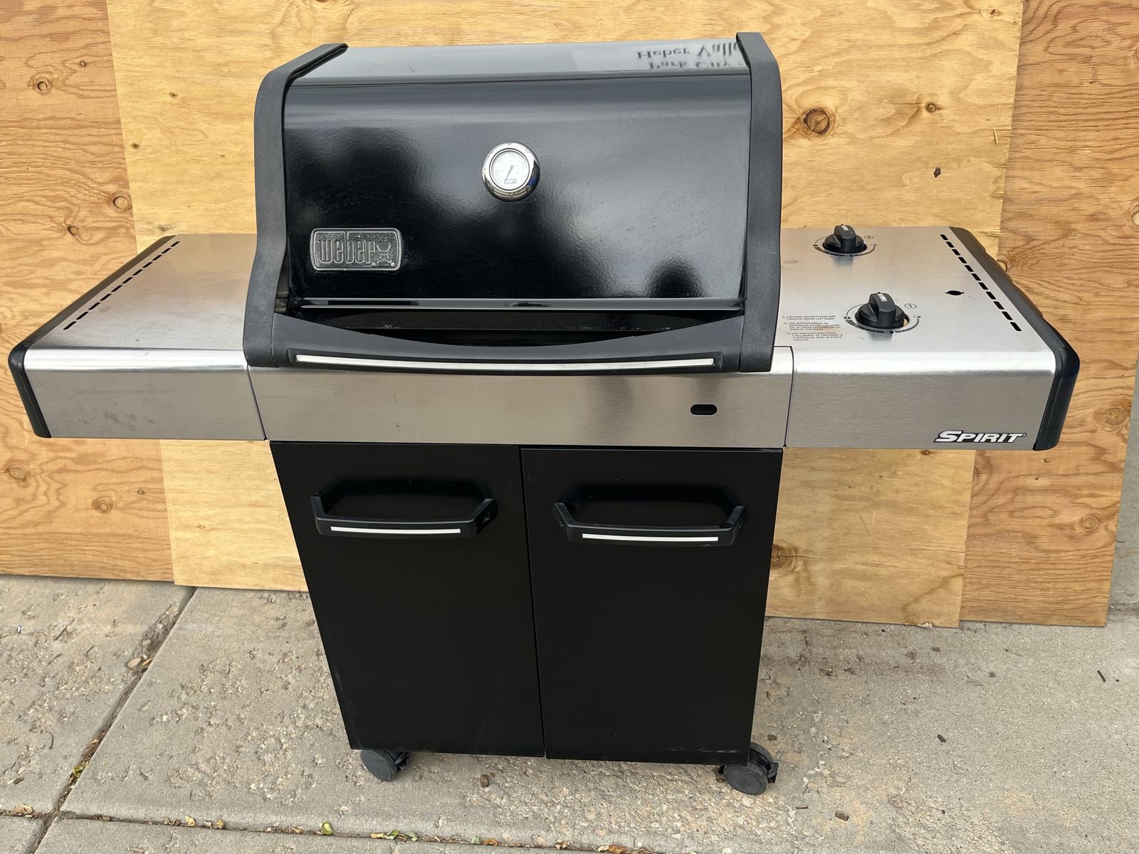 Weber spirit propane bbq