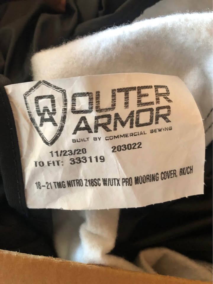 Boat Cover. Outer Armor Mooring Cover