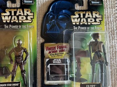 90’s Star Wars Green Card The Power of the Force Freeze Frame EV-9D9 Action Figure