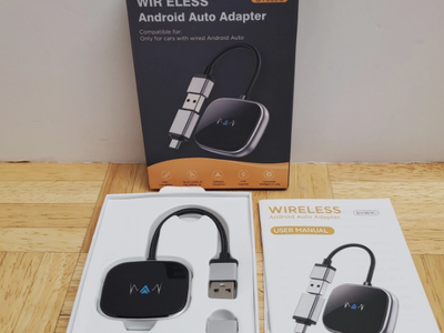 New in box Wireless Android Auto Adapter