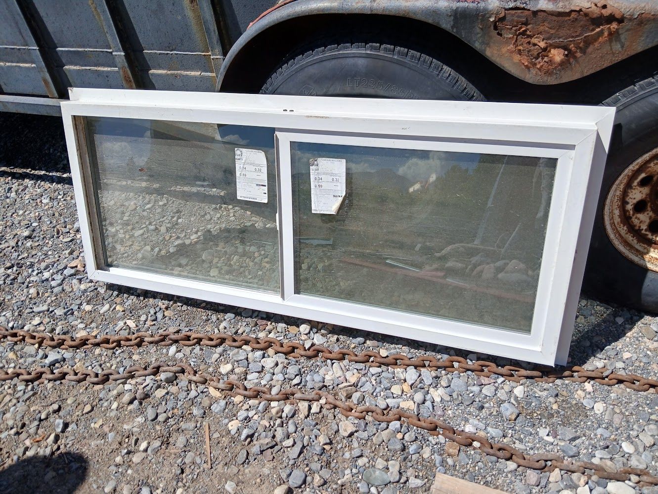 Horizontal window white