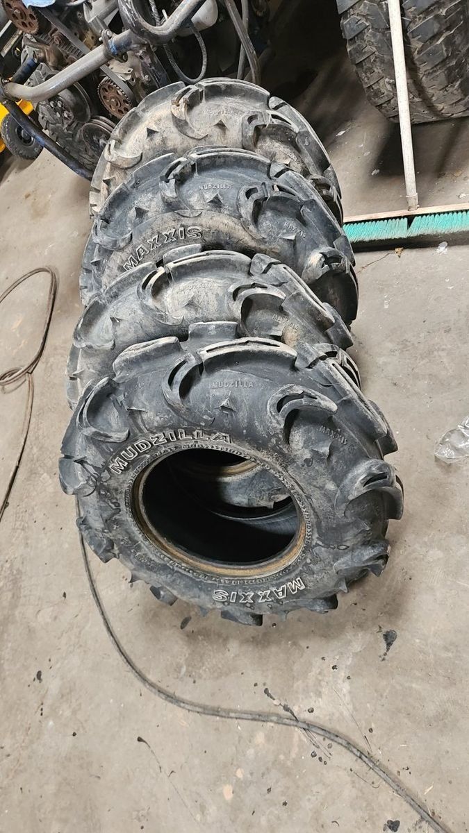 Set of 4 Maxxis Mudzilla ATV / UTV Mud Tires