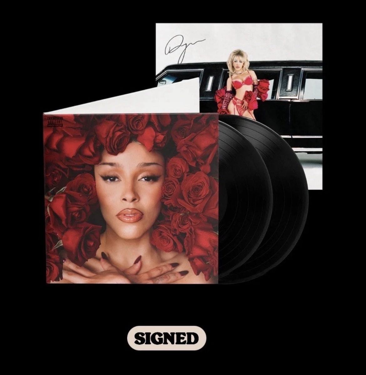 Doja Cat-SIGNED Vie Vinyl (Black) 2Lp-Limited Edition-Autographed-SOLD OUT-SEALED-RARE-Collectible