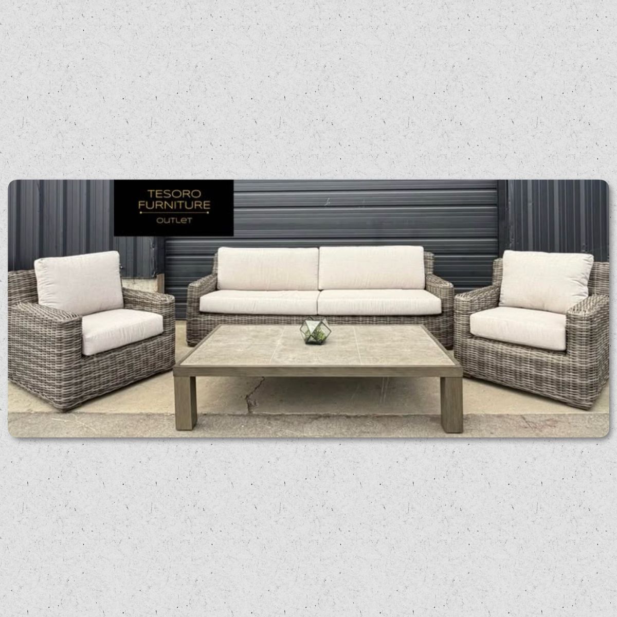 NEW HALSTEAD XL PATIO SET WE OFFER DELIVERY