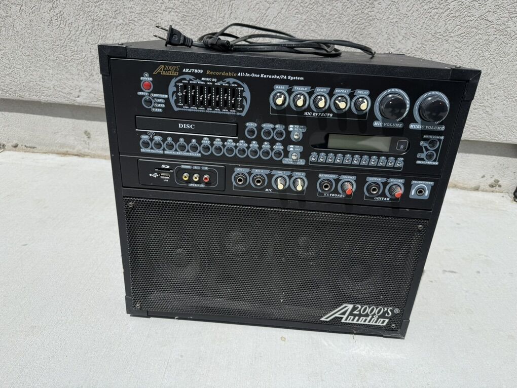 Audio2000'S AKJ7809 All in One Karaoke System