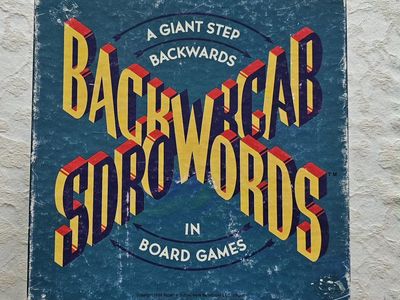 Boardgame Backwords 1988 New