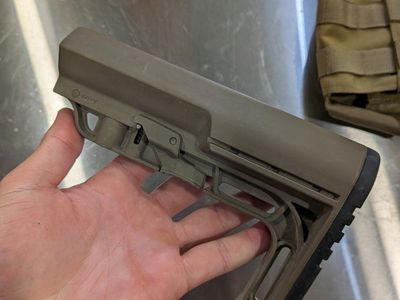 MFT Battlelink Minimalist Stock (BMS) in FDE for AR/M4 Platforms