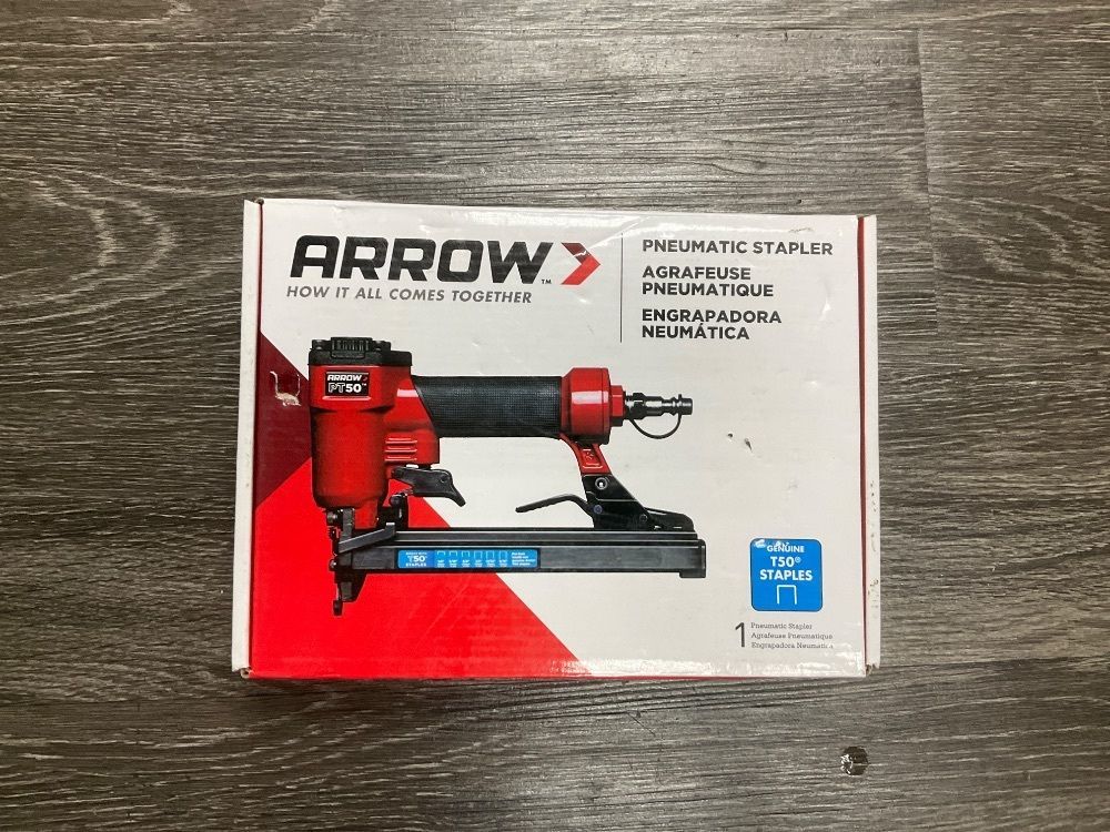 AAROW PT50 PNEUMATIC STAPLER W/ BOX