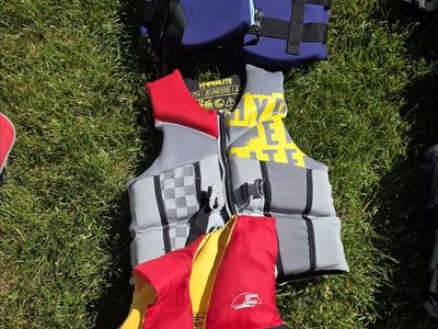 Child life jackets. Small, medium, large, extra large swim, boat, water