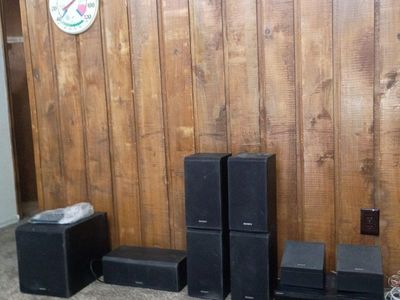 Sony home theater all 8 speakers Atmos