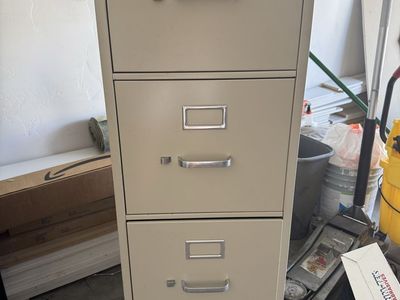 4-drawer file cabinet