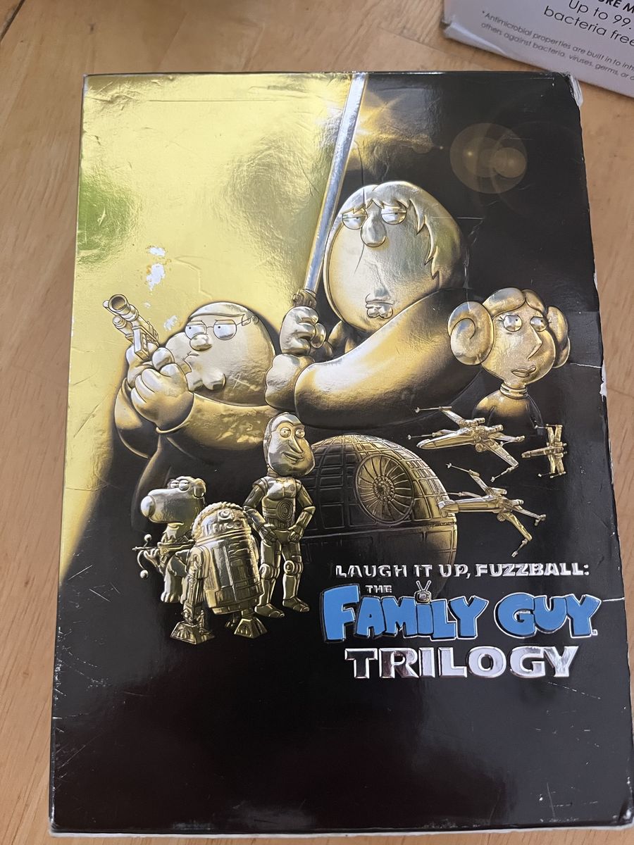 Family Guy Laugh It Up, Fuzzball: The Trilogy DVD Set - It's a Trap, Dark Side, Blue Harvest