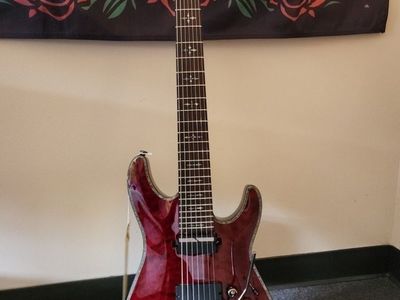 Schecter Hellraiser C-7 FR S Sustainiac Black Cherry BCH Electric Guitar