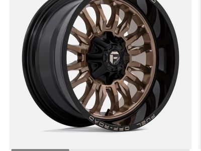 Fuel Off-Road ARC Platinum Bronze w/ Black Lip 20x10 Rims & Toyo Open Country R/T Tires bolt pattern 6x135 & 6x139.7 (6x 5.5)