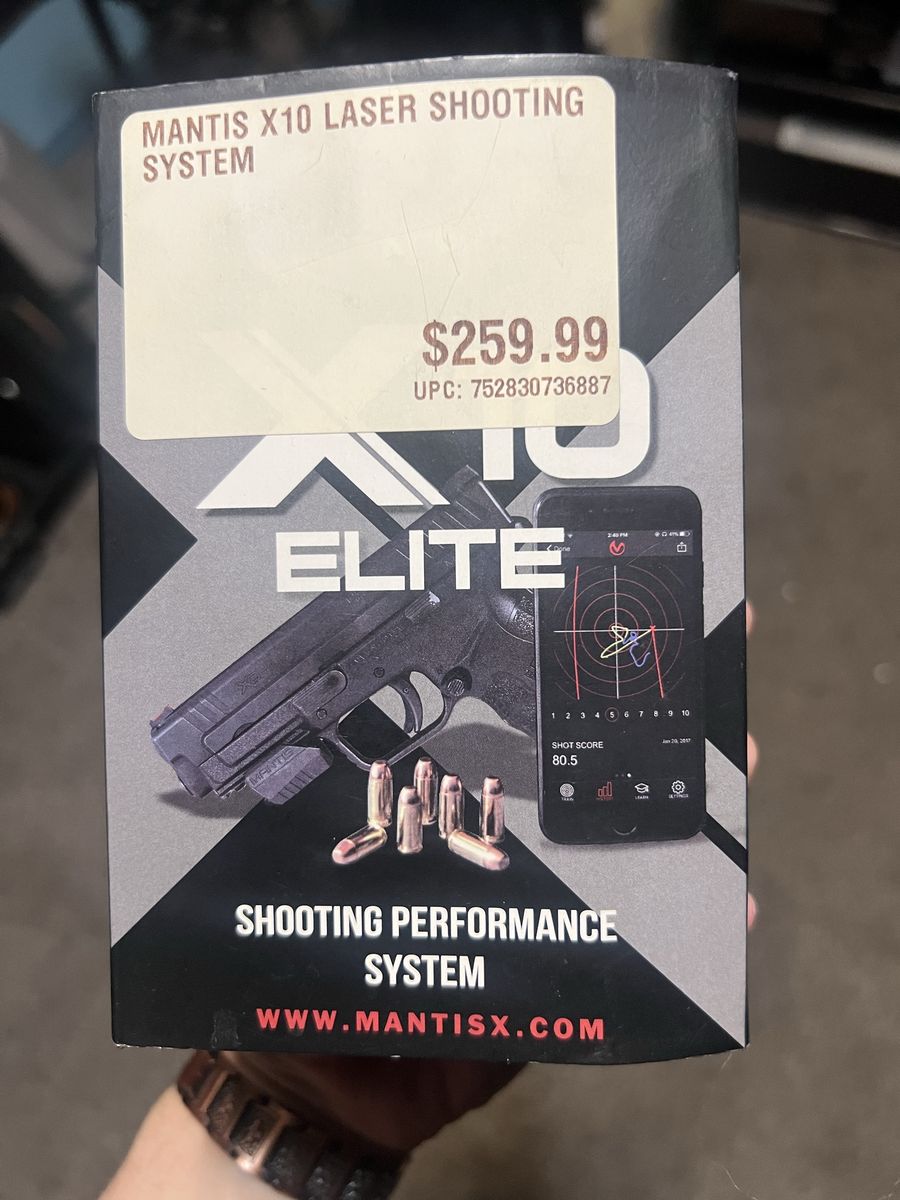 Mantis X10 Elite - indoor shooting