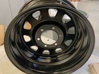 Rough Country Black Steel Wheel | 17x9 | 6x5.5 | 4.25 Bore | -12 - RC51-7655 (1 Wheel Rim)