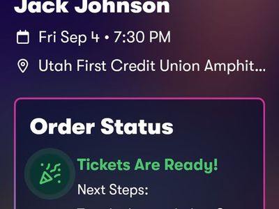 VIP tickets for Jack Jackson